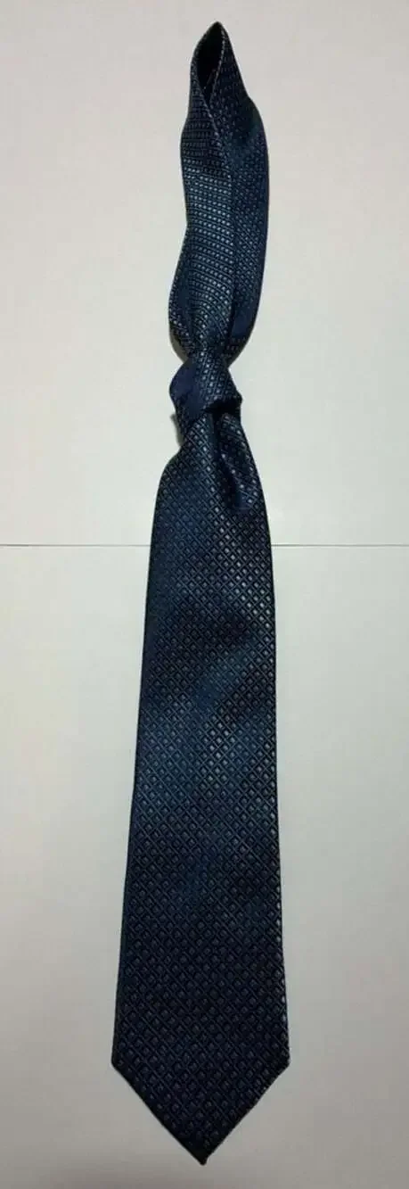 Alexander Julian Colours Blue Patterned Silk Neck Tie